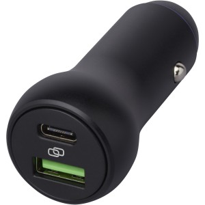 Pilot duales 55W USB-C/USB-A Autoladegert, schwarz