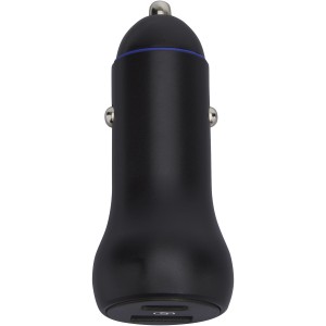 Pilot dual 55W USB-C/USB-A car charger, Solid black (Car accesories)