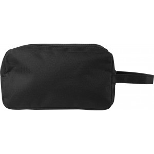 Kulturtasche aus Polyester Calista, Schwarz