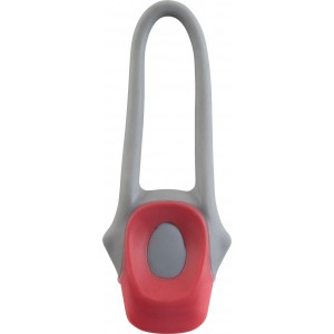 Plastic and silicone bicycle light Abigail, red (Bycicle items)