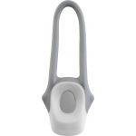 Plastic and silicone bicycle light Abigail, white (3447-02)