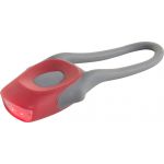 Plastic bicycle light with two LEDS, red (3447-08)