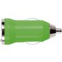 Plastic car power adapter, light green