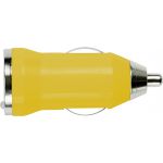 Plastic car power adapter, yellow (3190-06)