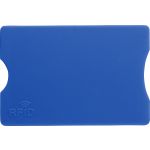 Plastic card holder with RFID protection, cobalt blue (7252-23CD)