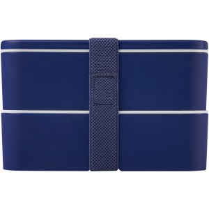 MIYO double layer lunch box, Blue, Blue, Blue (Plastic kitchen equipments)