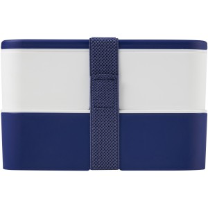 MIYO double layer lunch box, Blue, White, Blue (Plastic kitchen equipments)