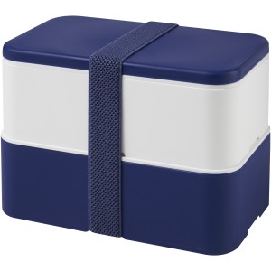 MIYO double layer lunch box, Blue, White, Blue (Plastic kitchen equipments)