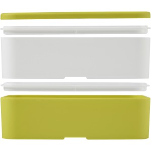 MIYO double layer lunch box, Lime, White, White (Plastic kitchen equipments)