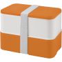MIYO double layer lunch box, Orange, White, White