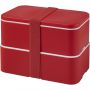 MIYO double layer lunch box, Red, Red, Red