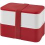 MIYO double layer lunch box, Red, White, Red