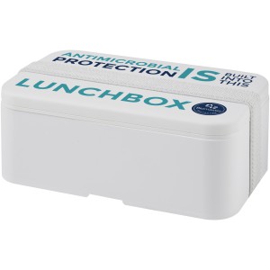 MIYO Pure single layer lunch box, White, White (Plastic kitchen equipments)