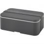 MIYO single layer lunch box, Grey, Grey