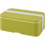 MIYO single layer lunch box, Lime, White
