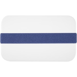 MIYO single layer lunch box, White, Blue (Plastic kitchen equipments)