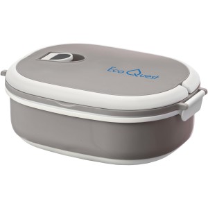 Spiga 750 ml microwave safe lunch box, Grey/White (Plastic kitchen equipments)