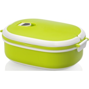 Spiga 750 ml microwave safe lunch box, Lime,White (Plastic kitchen equipments)