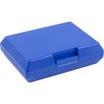 Plastic lunchbox, cobalt blue (8296-23)