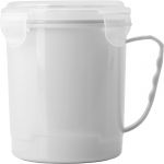 Plastic microwave cup (720ml), white (7837-02)
