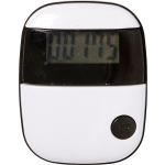 Plastic pedometer with a step counter., black/white (4453-40)