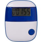 Plastic pedometer with a step counter., cobalt blue (4453-23)