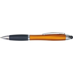 ABS ballpen, orange (Plastic pen)