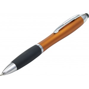 ABS ballpen, orange (Plastic pen)