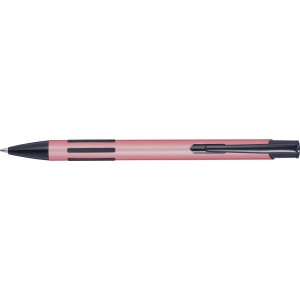 Metal ballpen Aurora, pink (Plastic pen)