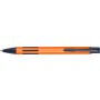 Metal, lacquered ballpoint pen, orange