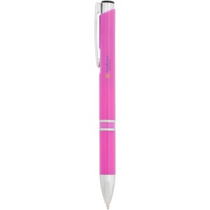 Moneta ABS click ballpoint pen, Magenta (Plastic pen)