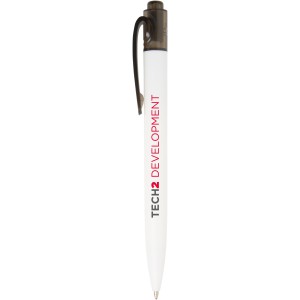 Thalaasa ocean-bound plastic ballpoint pen, Transparent blac (Plastic pen)