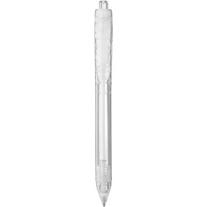 Vancouver recycled PET ballpoint pen, transparent clear (Plastic pen)