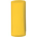 Plastic pocket case with five plasters, yellow (1020-06)