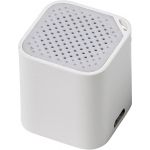 Plastic speaker with selfie shutter, white (7917-02)