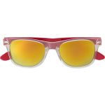 Plastic sunglasses with UV400 protection, red (7887-08)