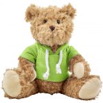 Plush teddy bear Monty, green (8182-04)