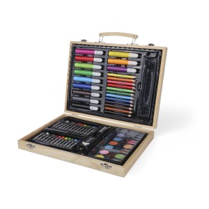 Plywood drawing set Thessaly, brown (Zeichensets)