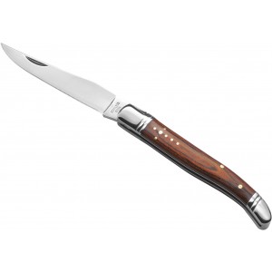 Steel and wood pocket knife Lisandro, brown (Pocket knives)