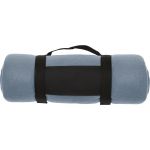 Polar fleece (170-180 gr/m2) blanket Nora, grey (1761-03)
