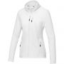 Amber women's GRS recycled full zip fleece jacket, White