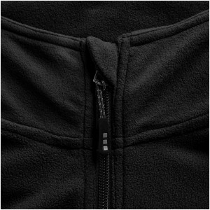 Brossard micro fleece full zip ladies jacket, solid black (Polar pullovers)