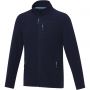 Elevate Amber men's GRS recycled full zip fleece jacket, Navy