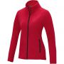 Elevate Zelus women's fleece jacket, Red
