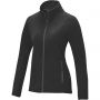 Elevate Zelus women's fleece jacket, Solid black