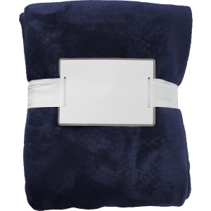 Decke aus Flanellvlies (280 gr/m2) Sean, Blau