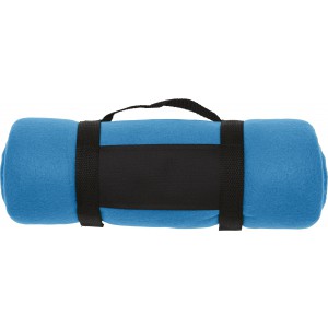 Fleece-Picknickdecke Nora, Hellblau
