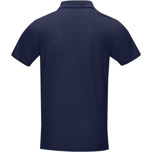 Graphite short sleeve men's GOTS organic polo, Navy (Polo shirt, 90-100% cotton)