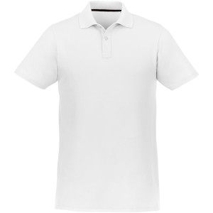 Helios mens polo, White, L (Polo shirt, 90-100% cotton)