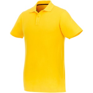 Helios mens polo, Yellow, M (Polo shirt, 90-100% cotton)